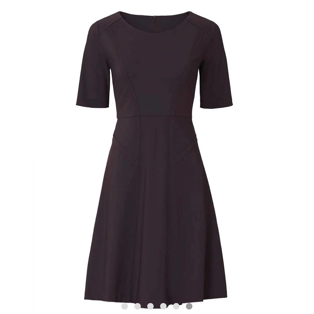 Of Mercer Purple Sullivan Dress Size 12 Fit and Flare